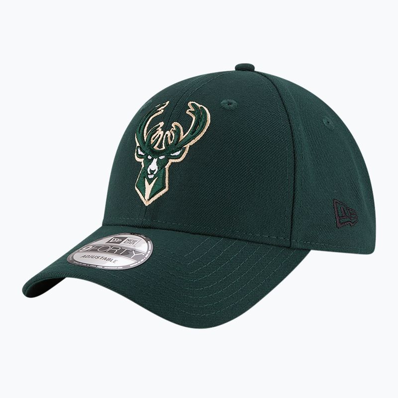 Neue Era NBA Die Liga Milwaukee Bucks dunkelgrün Kappe 3