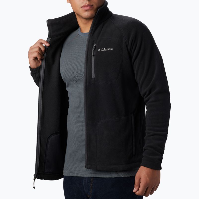 Columbia Fast Trek II FZ Herren Fleece-Sweatshirt schwarz 1420421
