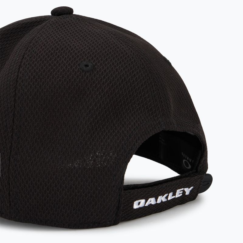 Herren Oakley Golf Ellipse Jet schwarz Baseballkappe 4