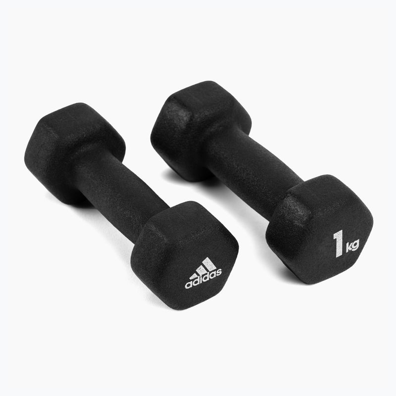 adidas Kurzhanteln 2x1 kg schwarz ADWT-10001 2