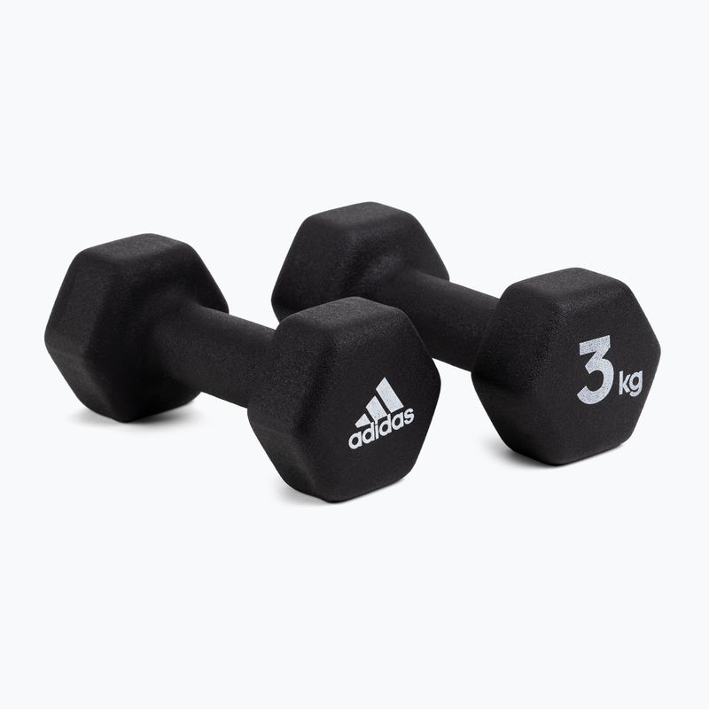 adidas Kurzhanteln 2x3 Kg schwarz ADWT-10003