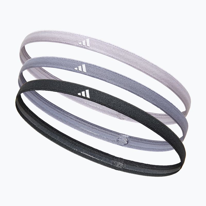 Adidas Haarbänder 3pc Silber Dämmerung/violett/Legende Tinte Stirnband 2