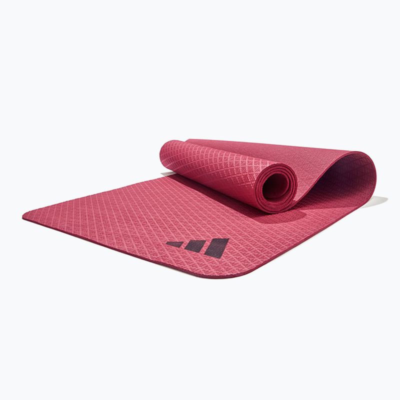 Fitnessmatte adidas Yoga 4 mm collegiate burgundy 5