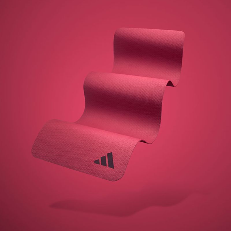 Fitnessmatte adidas Yoga 6 mm collegiate burgundy 9