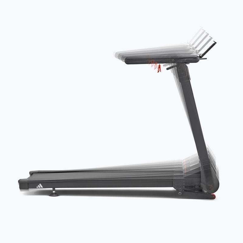 Laufband elektrisch adidas T-1 Folding Treadmill black 9