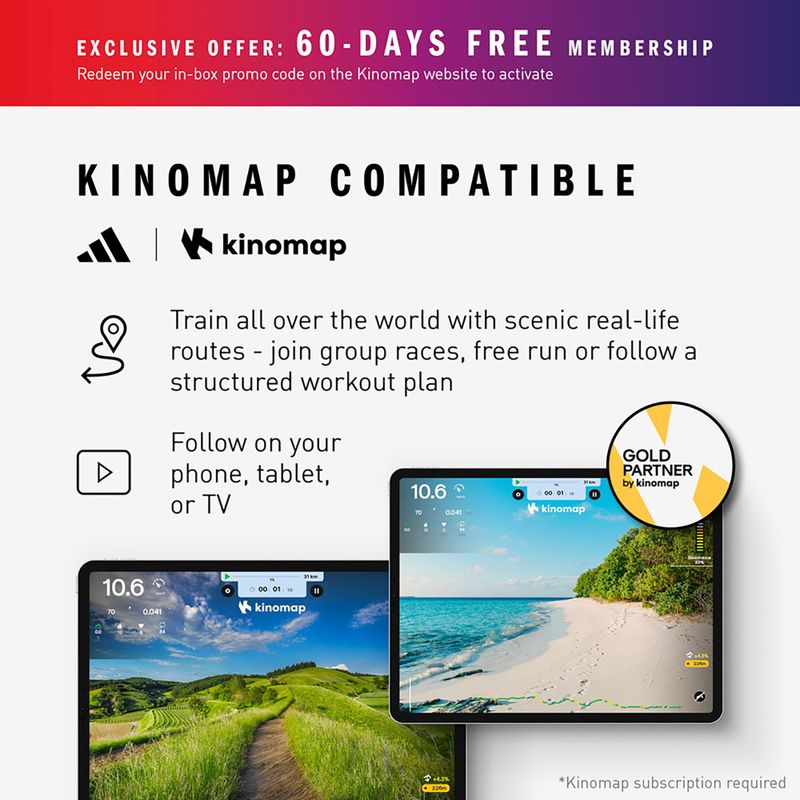 Laufband elektrisch adidas T-1 Folding Treadmill black 18