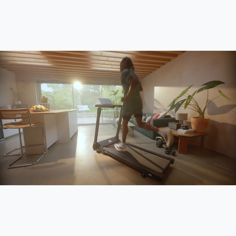 Laufband elektrisch adidas T-1 Folding Treadmill black 19