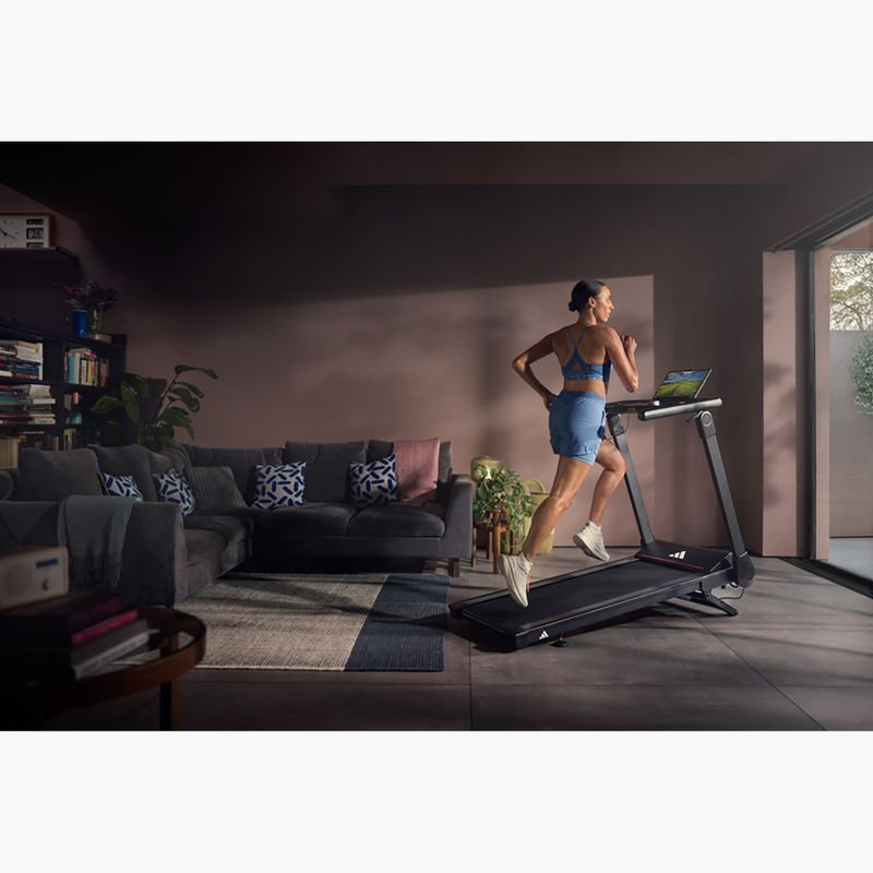 Laufband elektrisch adidas T-1 Folding Treadmill black 21