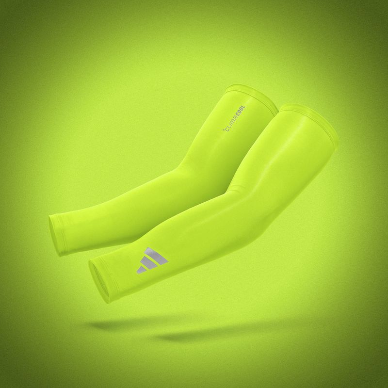 Kompressions-Armlinge adidas Climacool Compression Arm Sleeves lucid lemon 5