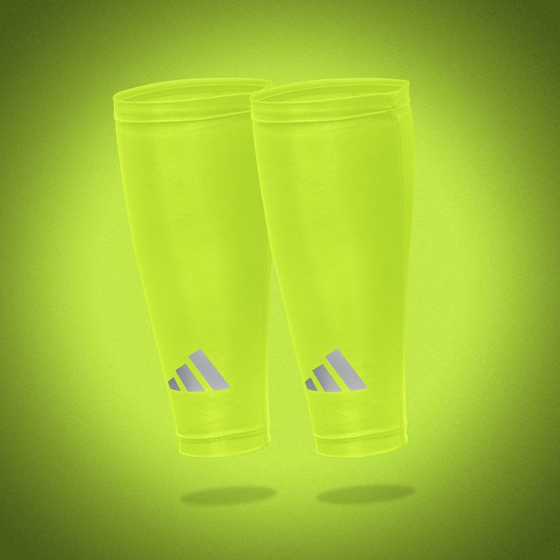 Kompressions-Wadenbandagen adidas Climacool Compression Calf Sleeves lucid lemon 6
