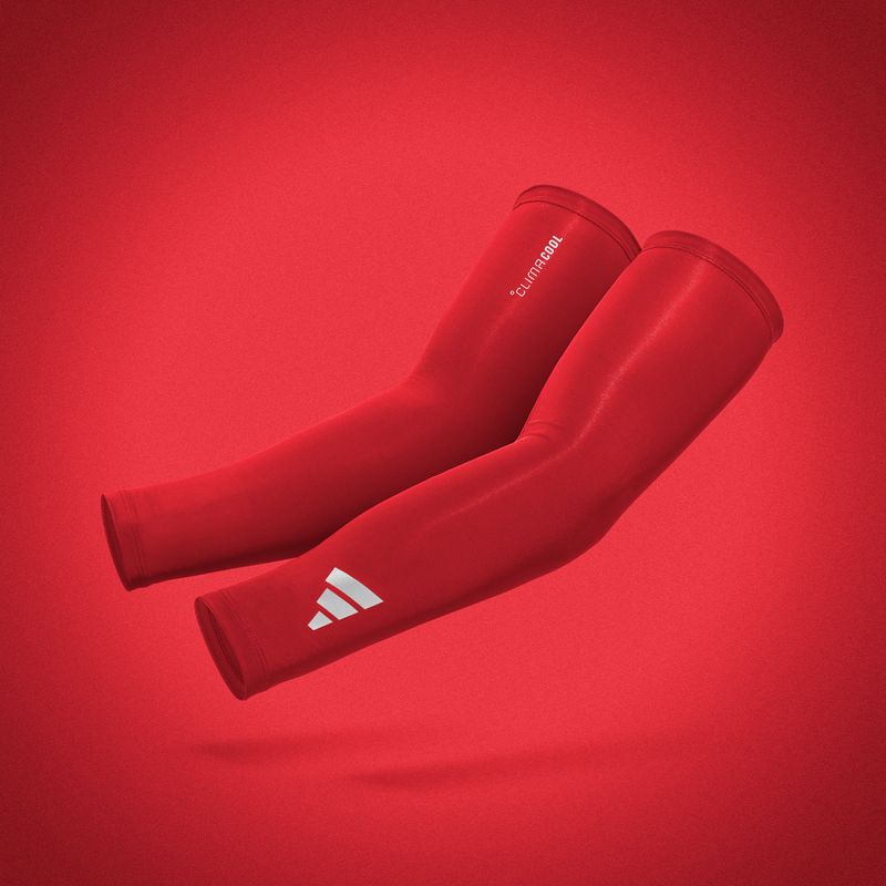 Kompressions-Armlinge adidas Climacool Compression Arm Sleeves red 5