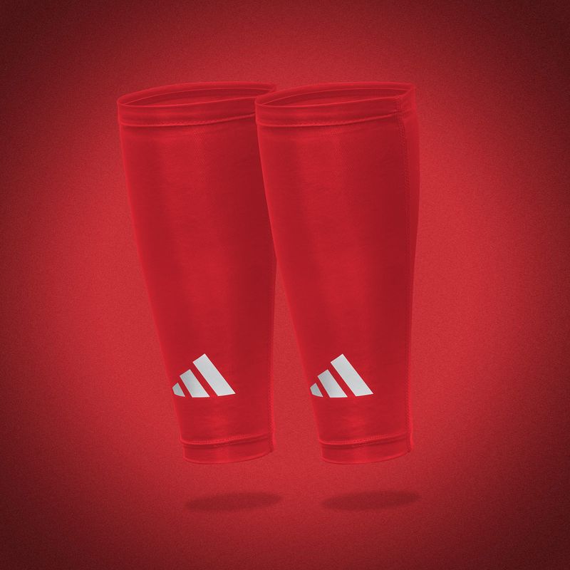 Kompressions-Wadenbandagen adidas Climacool Compression Calf Sleeves true red 6
