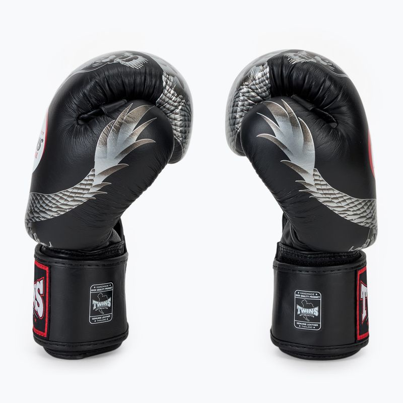 Boxhandschuhe Twins Special FBGVL3-23 Dragon silver 4