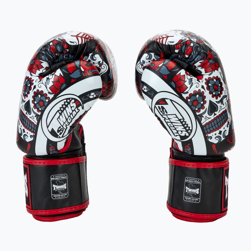 Boxhandschuhe Twins Special Fancy FBGVL3-53 Skull red/black 4