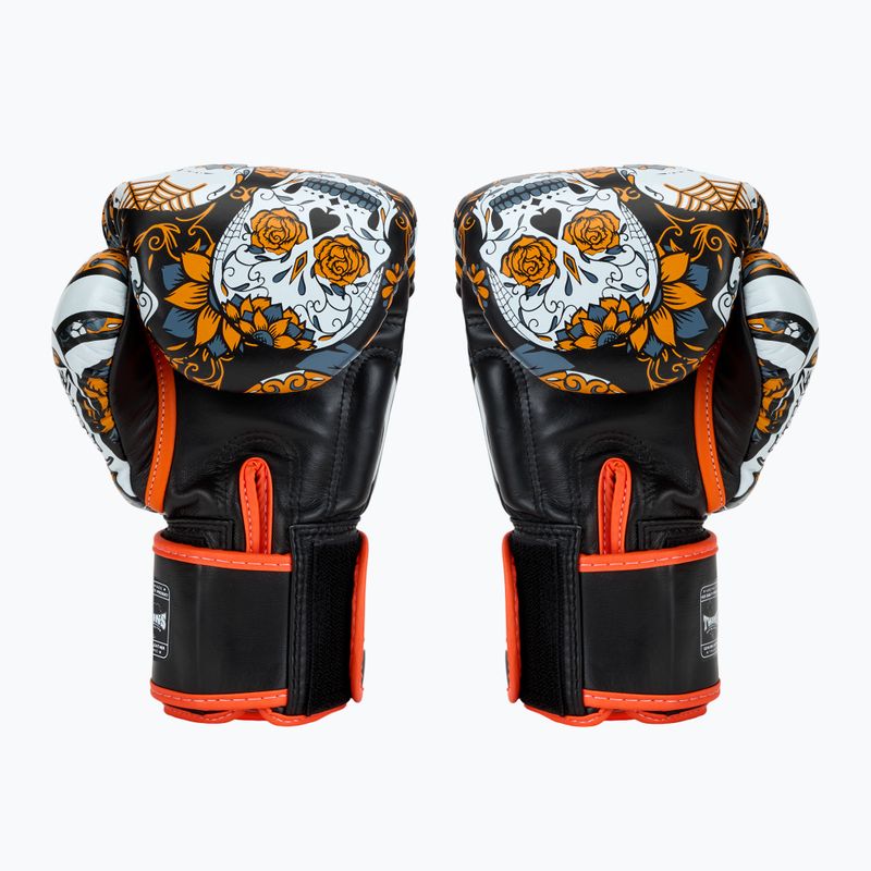 Boxhandschuhe Twins Special Fancy FBGVL3-53 Skull orange/black 2