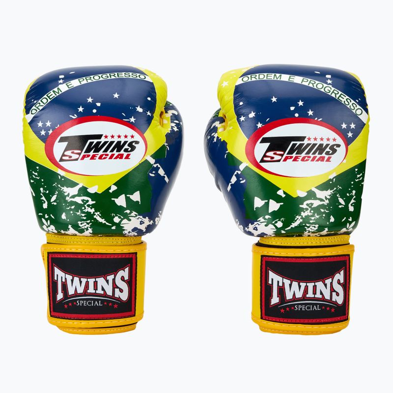 Boxhandschuhe Twins Special FBGVL3-44 Brasil yellow/red/blue