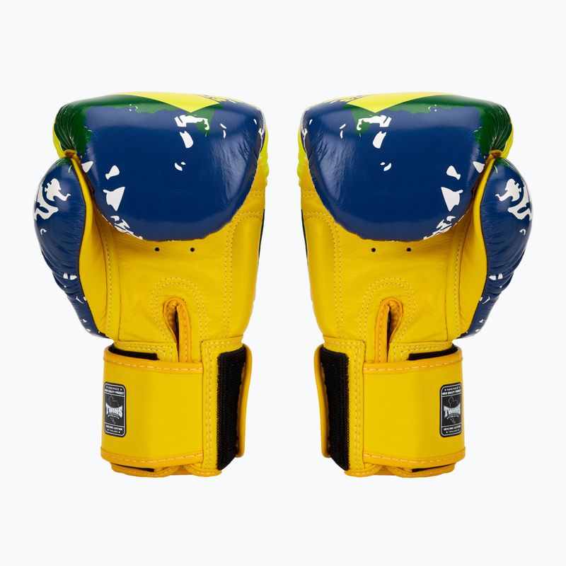 Boxhandschuhe Twins Special FBGVL3-44 Brasil yellow/red/blue 2