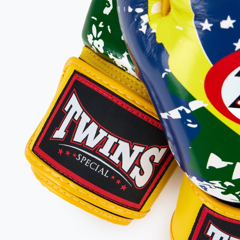 Boxhandschuhe Twins Special FBGVL3-44 Brasil yellow/red/blue 5