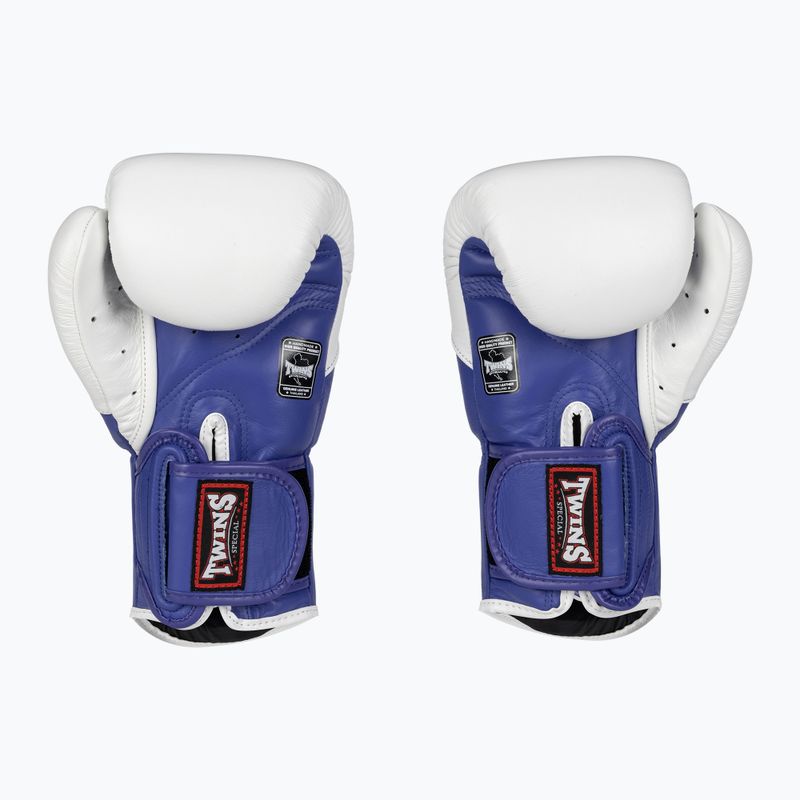 Boxhandschuhe Twins Special BGVL6 weiß/blau 2