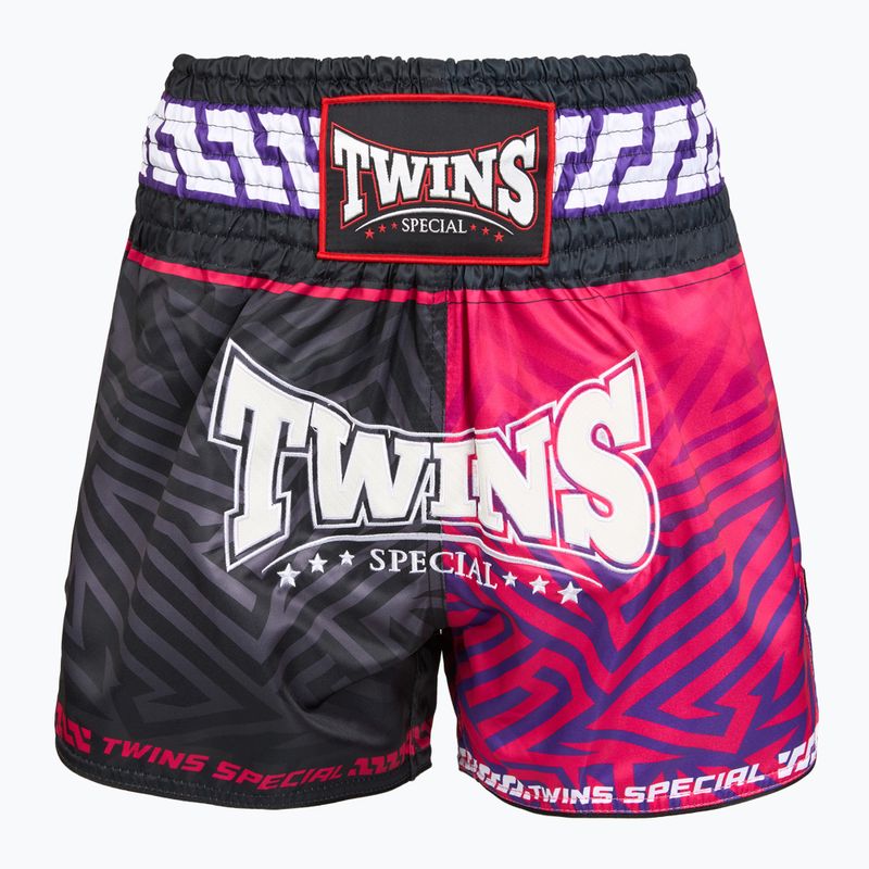 Trainingsshorts Twins Special Muay Thai Twins Maze brown/pink/blue/white