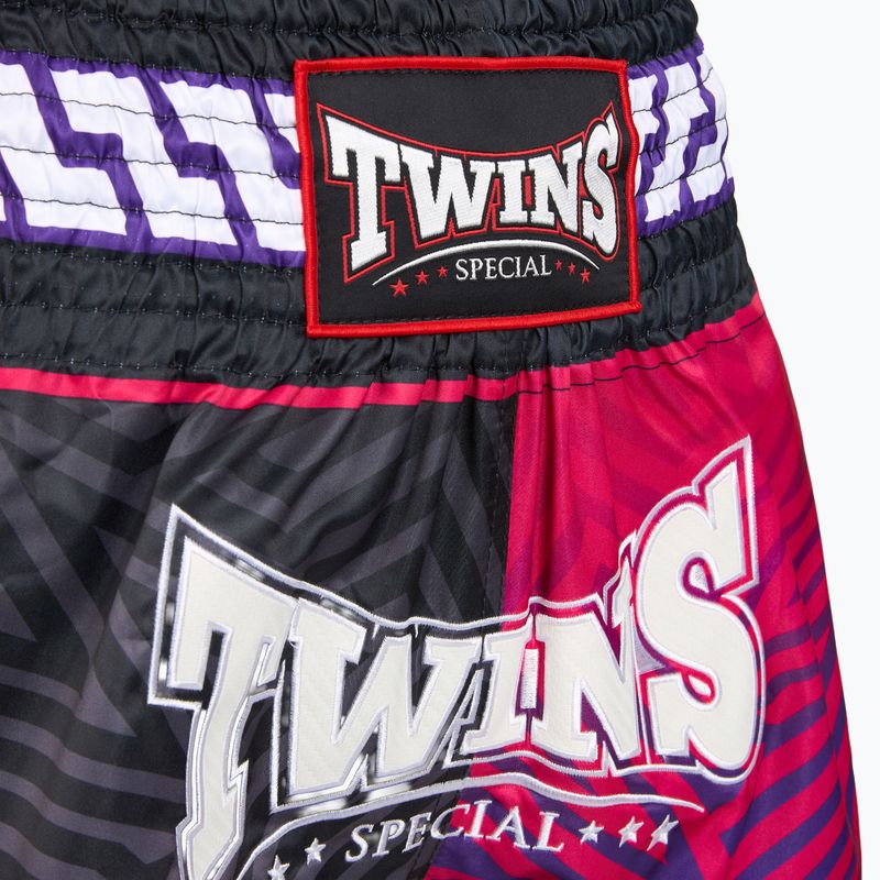 Trainingsshorts Twins Special Muay Thai Twins Maze brown/pink/blue/white 3
