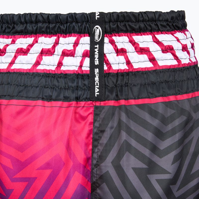 Trainingsshorts Twins Special Muay Thai Twins Maze brown/pink/blue/white 4