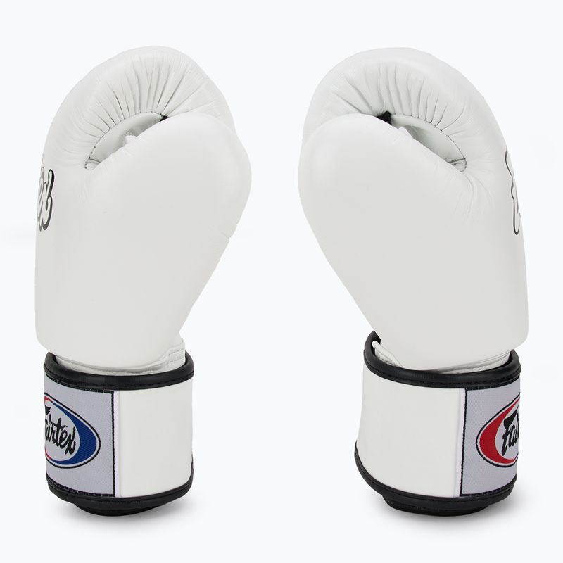 Boxhandschuhe Fairtex Universal "Tight-Fit" Design white 4