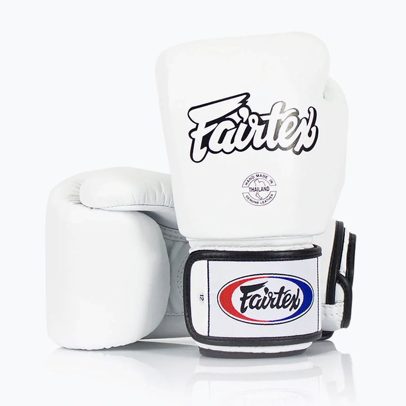Boxhandschuhe Fairtex Universal "Tight-Fit" Design white 2