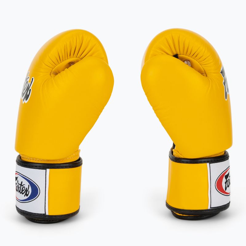 Boxhandschuhe Fairtex Universal "Tight-Fit" Design yellow 4