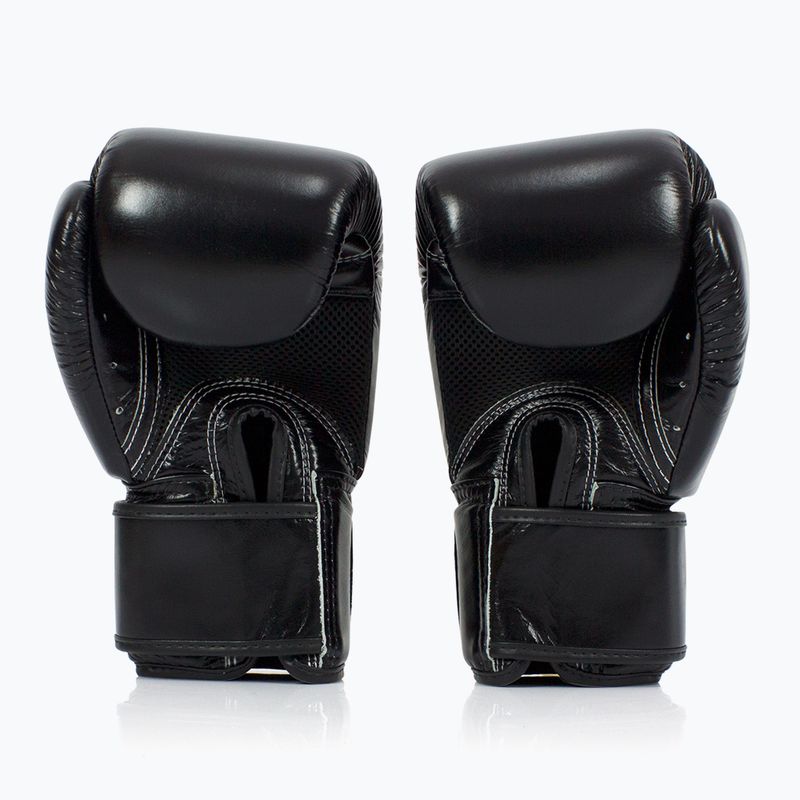 Fairtex Universal Atmungsaktive schwarze Boxhandschuhe 2