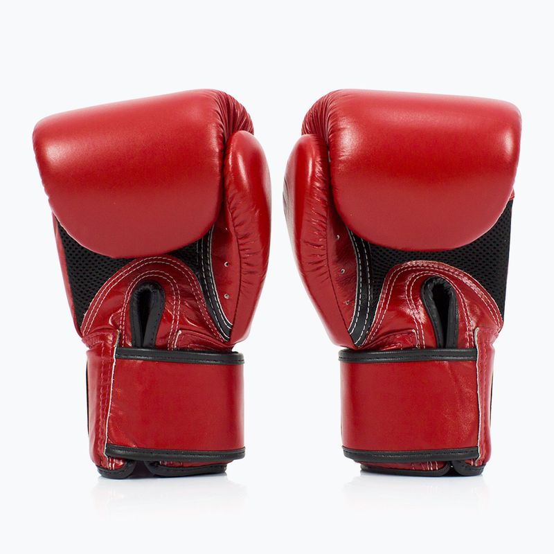 Fairtex Universal Atmungsaktive rote Boxhandschuhe 2