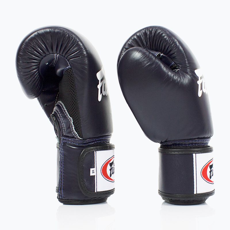 Fairtex Universal Atmungsaktive blaue Boxhandschuhe 3