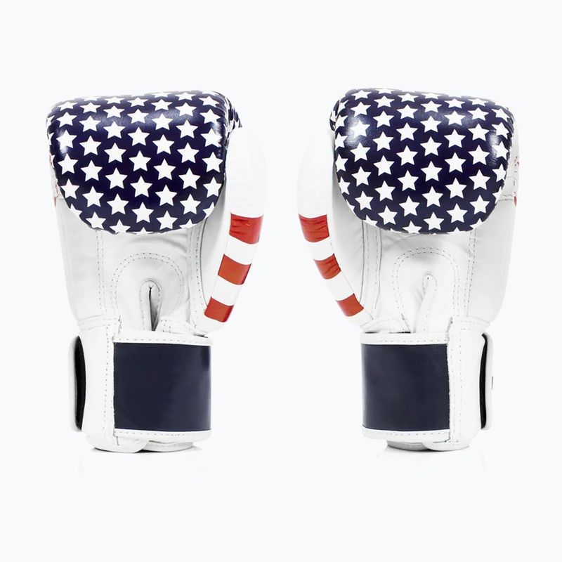 Boxhandschuhe Fairtex Universal "Tight-Fit" Design USA white 2