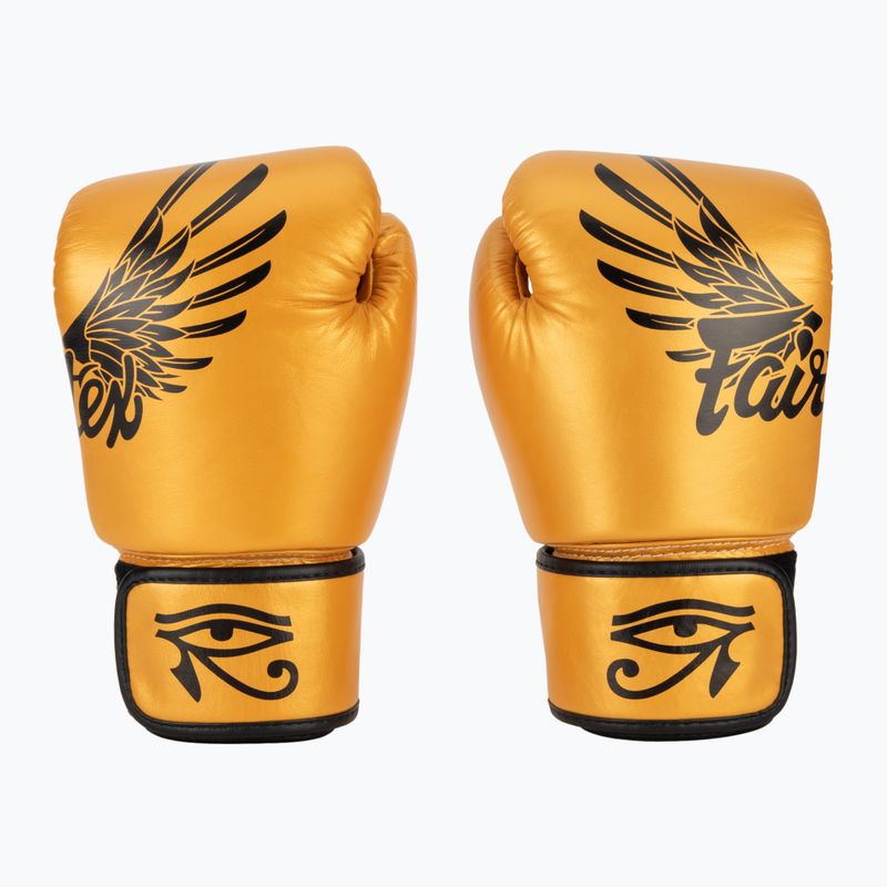 Boxhandschuhe Fairtex Universal "Tight-Fit" Design Falcon gold 2