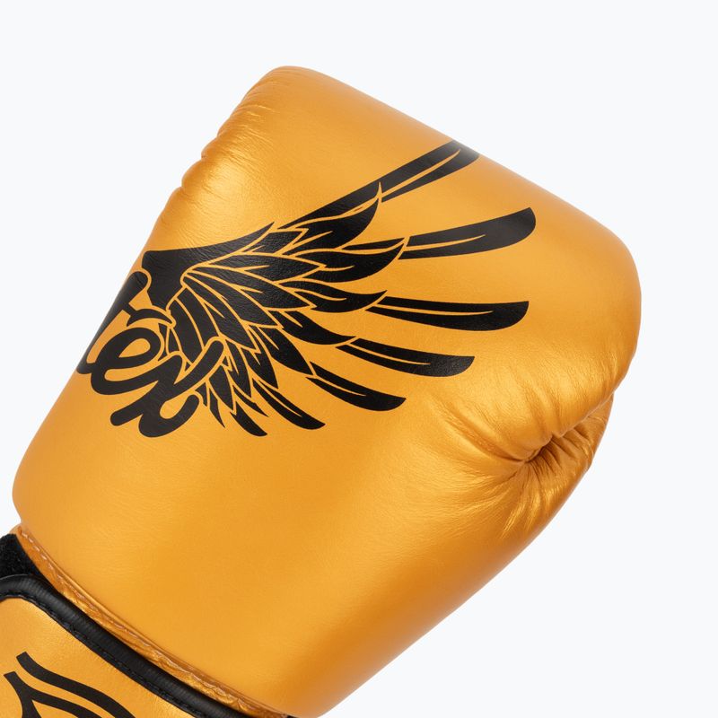 Boxhandschuhe Fairtex Universal "Tight-Fit" Design Falcon gold 5
