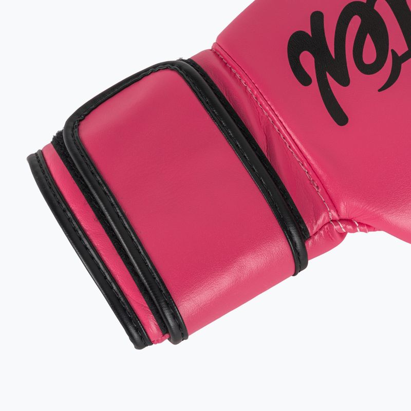 Boxhandschuhe Fairtex Microfiber pink/black 6
