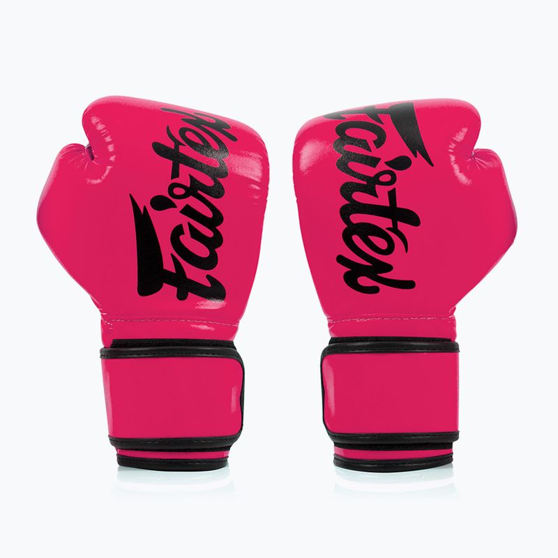 Boxhandschuhe Fairtex Microfiber pink/black