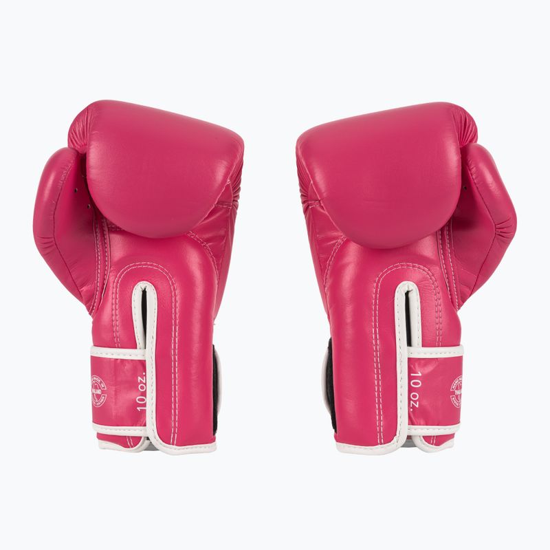 Boxhandschuhe Fairtex Microfiber pink/white 3