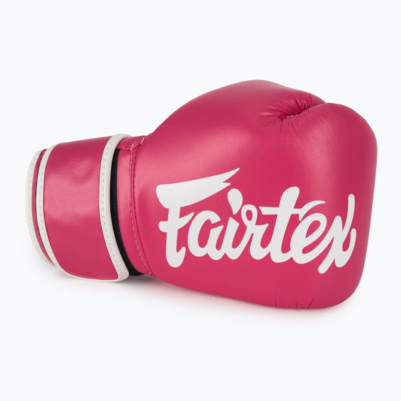 Boxhandschuhe Fairtex Microfiber pink/white 5
