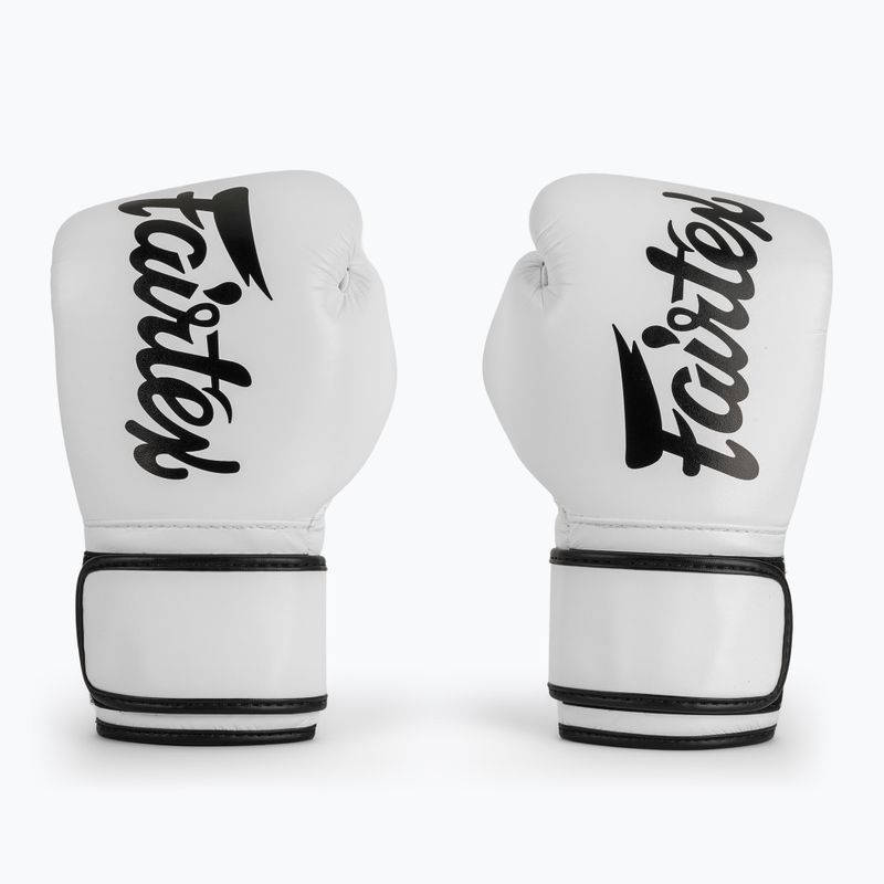 Boxhandschuhe Fairtex Microfiber white 2