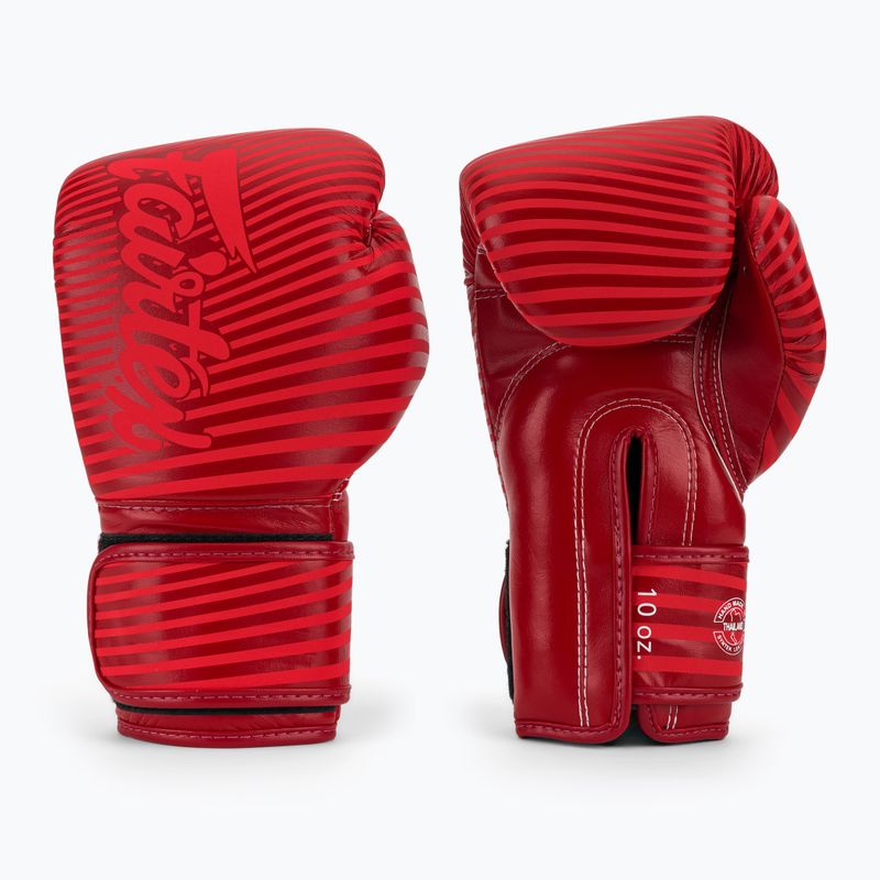 Boxhandschuhe Fairtex Microfiber Art Collections Minimalism Art red