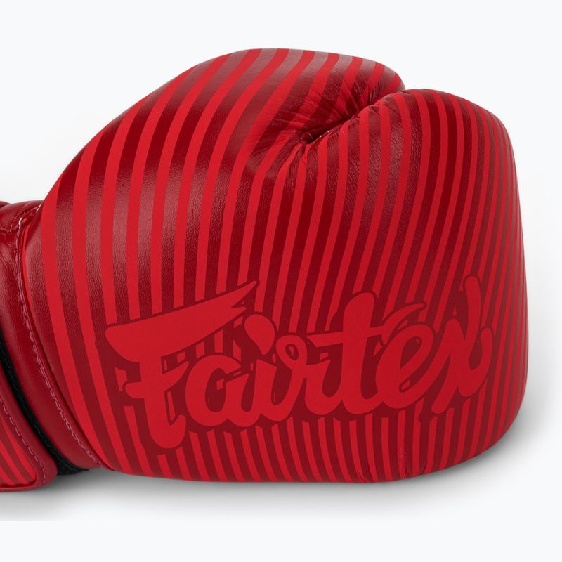 Boxhandschuhe Fairtex Microfiber Art Collections Minimalism Art red 5