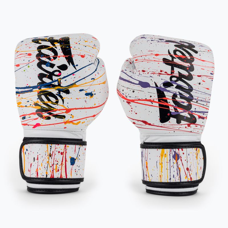 Boxhandschuhe Fairtex Microfiber Art Collections Painter white 2