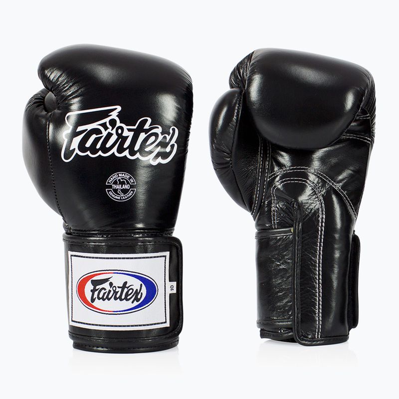 Fairtex Super Sparring Boxhandschuhe - Locked Thumb schwarz