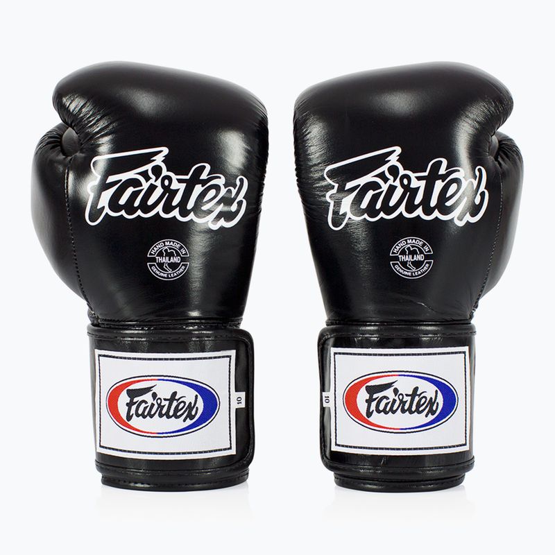Fairtex Super Sparring Boxhandschuhe - Locked Thumb schwarz