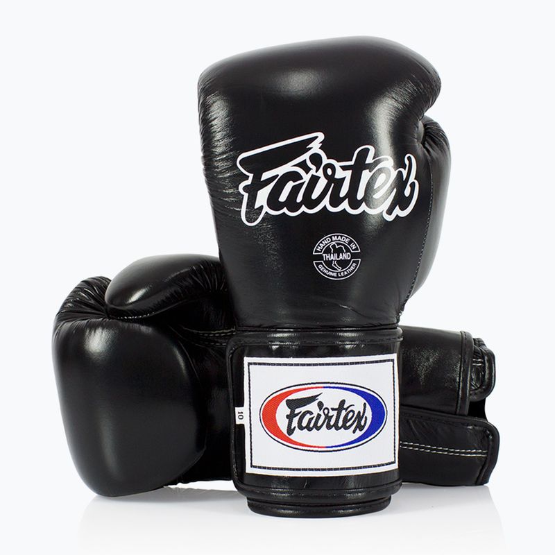 Fairtex Super Sparring Boxhandschuhe - Locked Thumb schwarz 4
