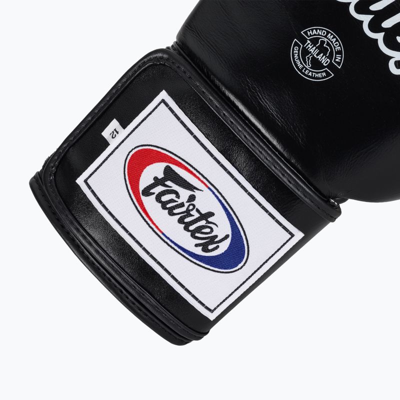 Fairtex Super Sparring Boxhandschuhe - Locked Thumb schwarz 6