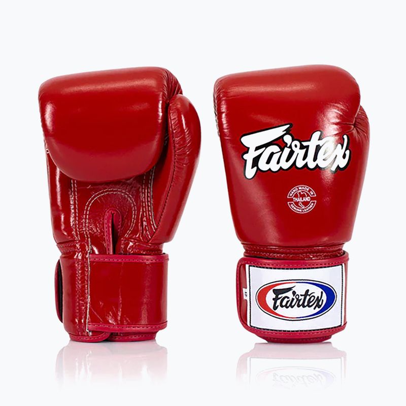 Boxhandschuhe Fairtex Super SPaarring - Locked Thumb red