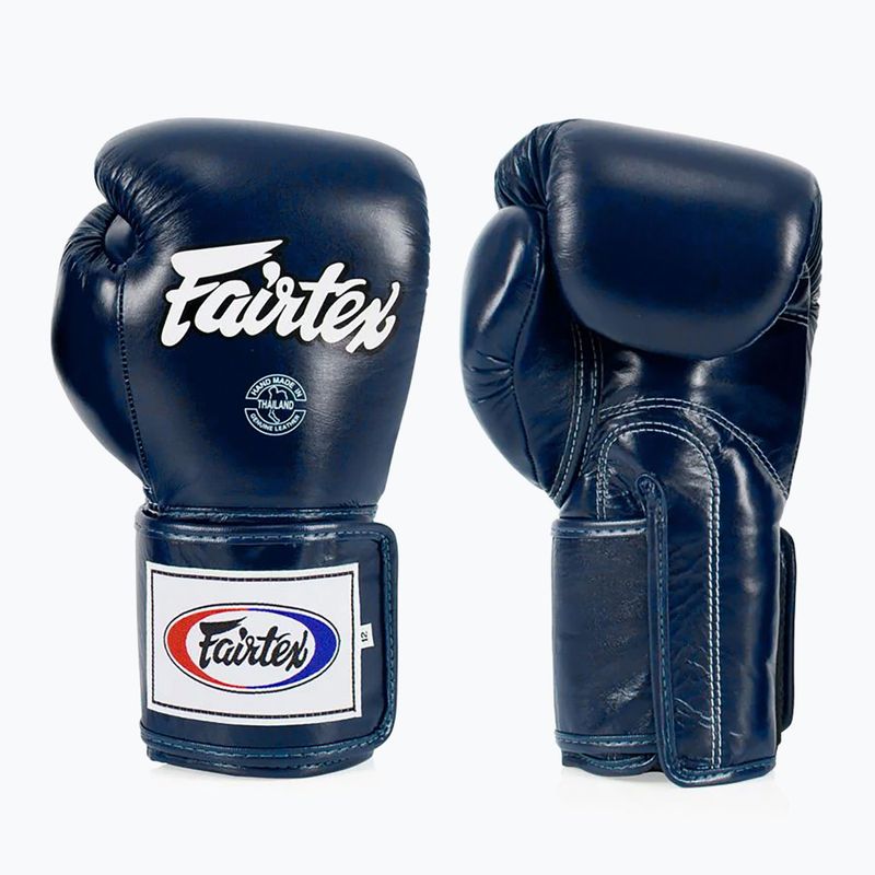 Boxhandschuhe Fairtex Super SPaarring - Locked Thumb blue