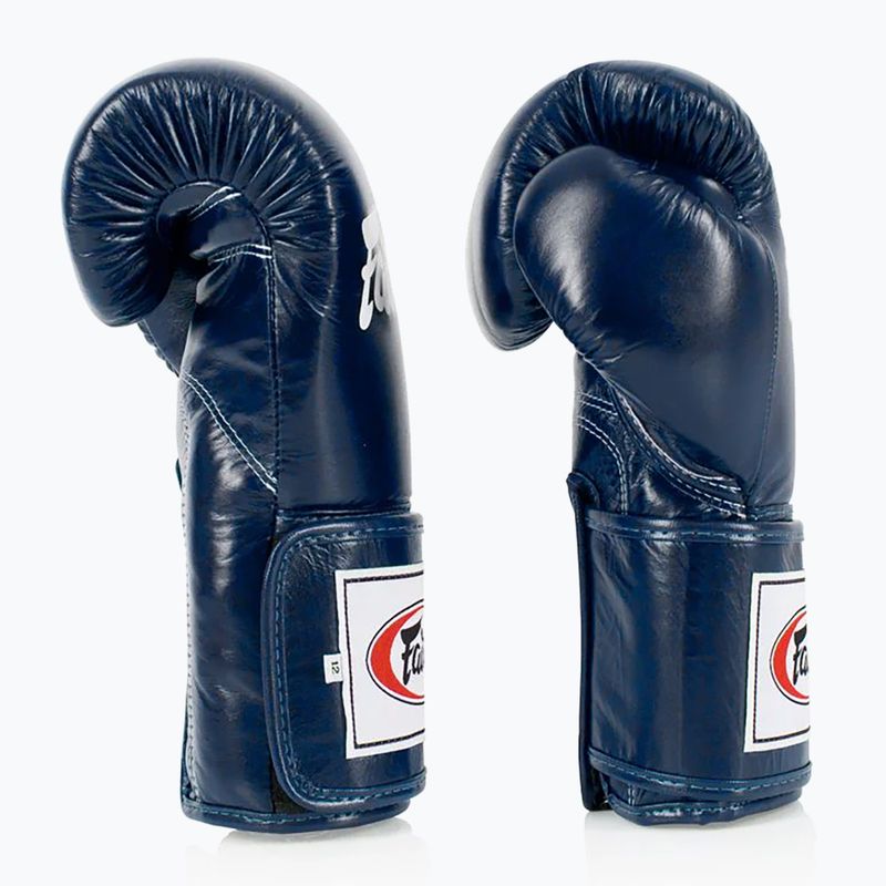 Boxhandschuhe Fairtex Super SPaarring - Locked Thumb blue 3